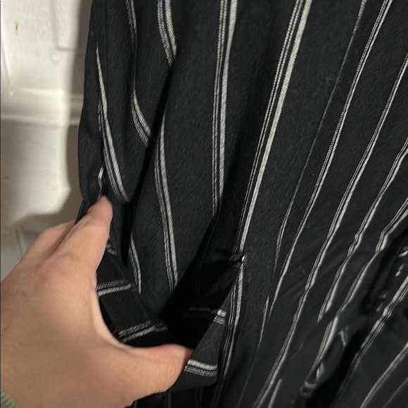 RVCA Black and White Striped Jumpsuit - Picture 2 of 8